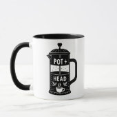 Mug Café Pot Head Funny Café (Gauche)