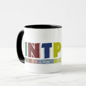 Mug Café pour INTPs brillant - Myers-Briggs (Devant gauche)