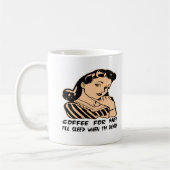 Mug Café pour moi je dormirai quand je suis (Gauche)