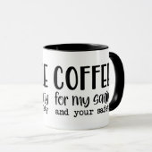 Mug Café Pour Mon Sanité Et Votre Sécurité Cadeau Humo (Devant droit)