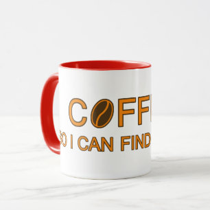 Mug Café. Pour que je puisse trouver mon esprit, sloga