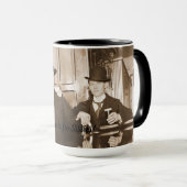 Mug Café pour Sissies 1890 Hommes Boire de la bière (Devant droit)