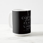 Mug Café première paix (Devant gauche)