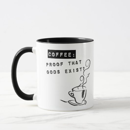 Mug Café : Preuve que des dieux existent ? (Gauche)