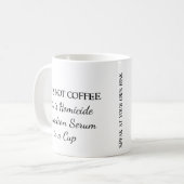 Mug Café - prévention de homicide (Devant gauche)