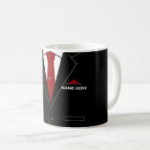 Mug café professionnel personnalisé avec nom perso (Devant droit)