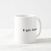 Mug Café programmeur - Git Blame Coffee (Devant droit)