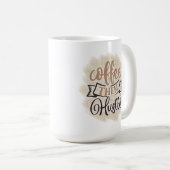 Mug Café Puis Hustle (Devant droit)