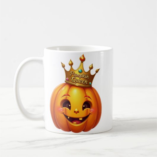 Mug café Queen Cute citrouille (Gauche)
