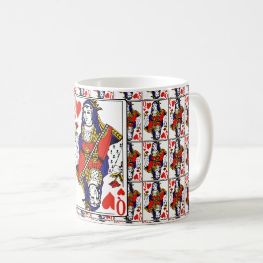 Mug café Queen of Hearts (Devant droit)