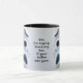 Mug Café qui pleure ? Ajouter un message nominatif, vi (Centre)
