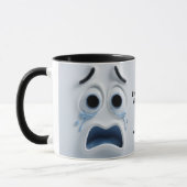 Mug Café qui pleure ? Ajouter un message nominatif, vi (Gauche)