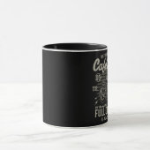 Mug Cafe Racer Travailler dur Course Aller vite ou ren (Centre)