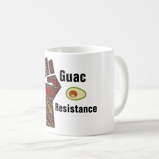 Mug café résistance guac (Devant droit)