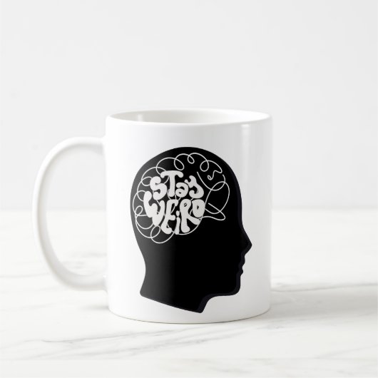 Mug Café "Reste Bizarre" Concept Tourbillon Cérébral D (Gauche)