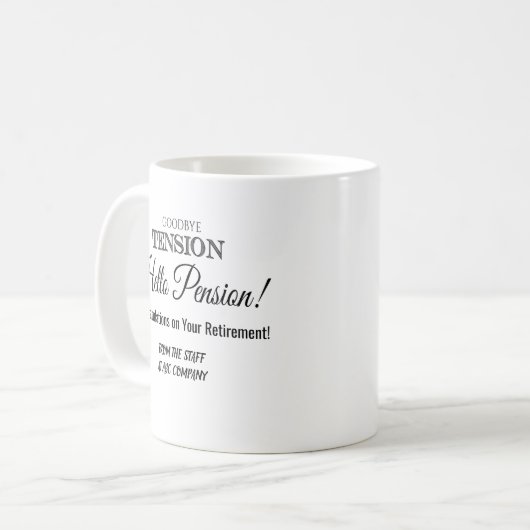 Mug café retraite (Devant gauche)