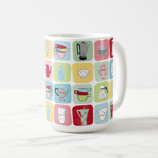 Mug Café rétro (Devant droit)