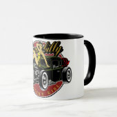 Mug Café Rockabilly RatRod (Devant droit)