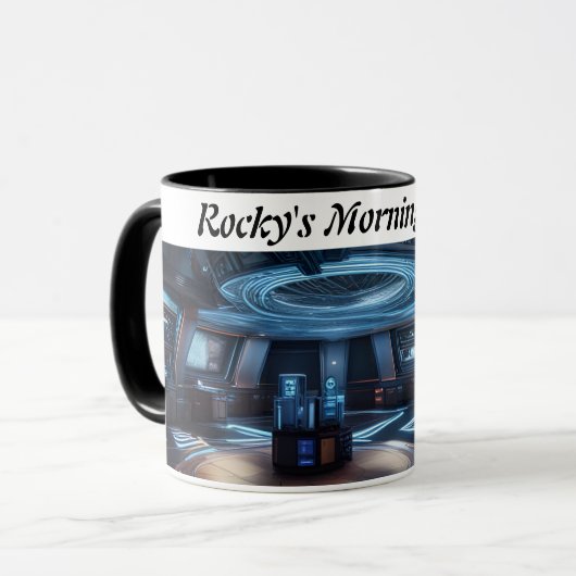 Mug Café Rocky personnalisé (Devant gauche)