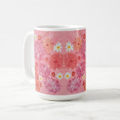 Mug café Rose coucher de soleil (Devant gauche)