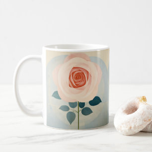 Mug Café Rose de jardin Bouchon de café personnalisé