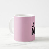 MUG CAFE Rose JE T'AIME PLUS (Devant gauche)