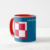 Mug café Roundel de l'armée de l'air polonaise (Devant gauche)