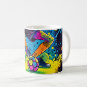 Mug café royale de football (Devant droit)