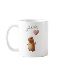 Mug Café Saint-Valentin Capybara Mignon Toujours A