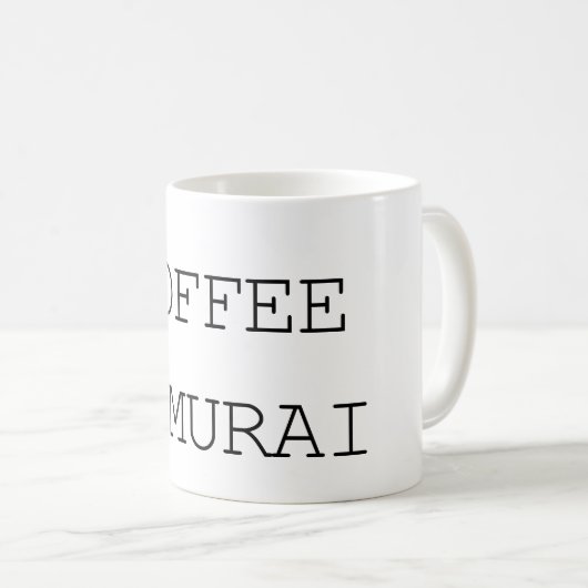 Mug Café Samurai (Devant droit)