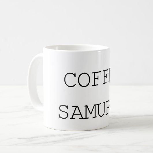 Mug Café Samurai (Devant gauche)