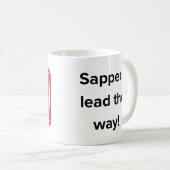 Mug café Sapper de l'armée (Devant droit)