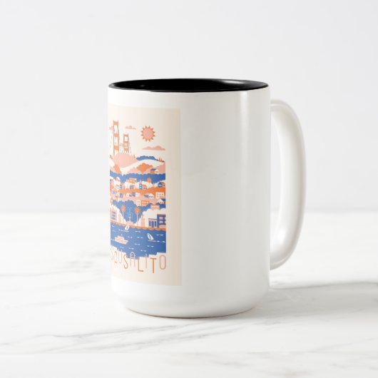 Mug café sausalito (Devant droit)