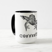 Mug Café ! ! ! ! ! ! ! ! ! Saut de la grenouille, art (Devant gauche)