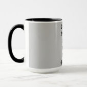 Mug "Café, S'Il Vous Plaît Faire Mon Cerveau Gooder" (Gauche)