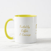 Mug Café Simple Typographie Symbole du zodiaque Bélier (Gauche)