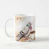 Mug Café Sippin et boug de pigeons d'observation (Gauche)