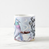 Mug Café Sippin et boug de pigeons d'observation (Centre)
