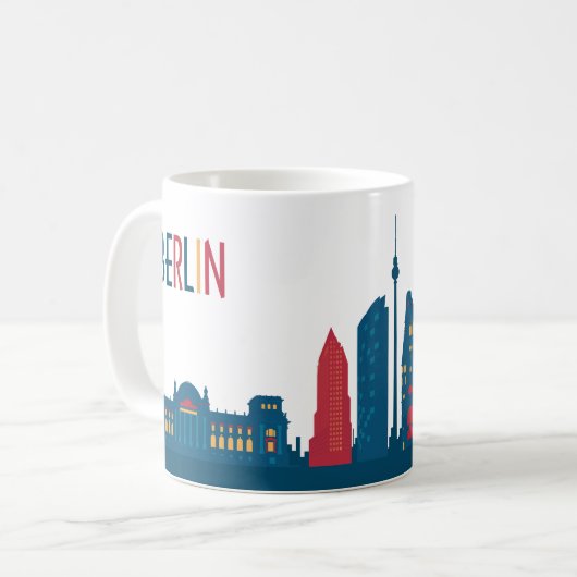 Mug café Skyline de Berlin (Devant gauche)