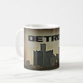 Mug café Skyline de Détroit (Devant gauche)