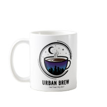 Café Skyline de la ville Brew Urbaine