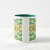 Mug café Slogan vert bio (Centre)