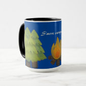 Mug Café "S'more Camping Fun" (Devant gauche)