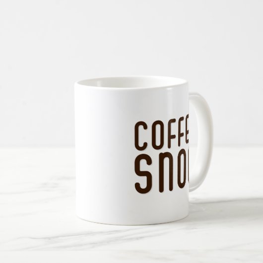 Mug Café Snob. (Devant droit)