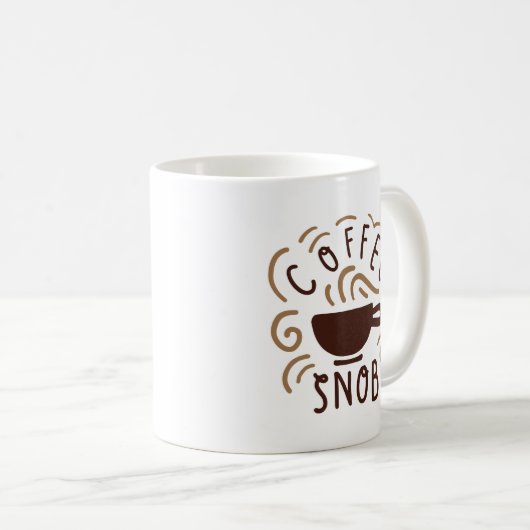 Mug Café Snob (Devant droit)