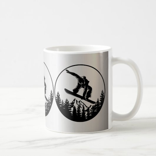 Mug café Snowboard (Droite)