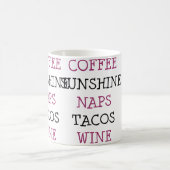 Mug Café Soleil Siestes Tacos Vin (Centre)
