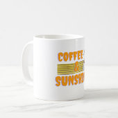 Mug Café & Soleil – Vibrations Matinales Positives (Devant gauche)
