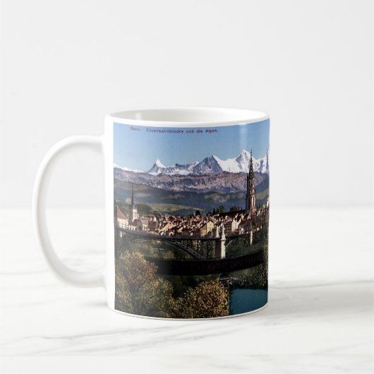 Mug café souvenir - Berne, Suisse (Gauche)