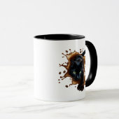 Mug Café Splash Black Cat (Devant droit)